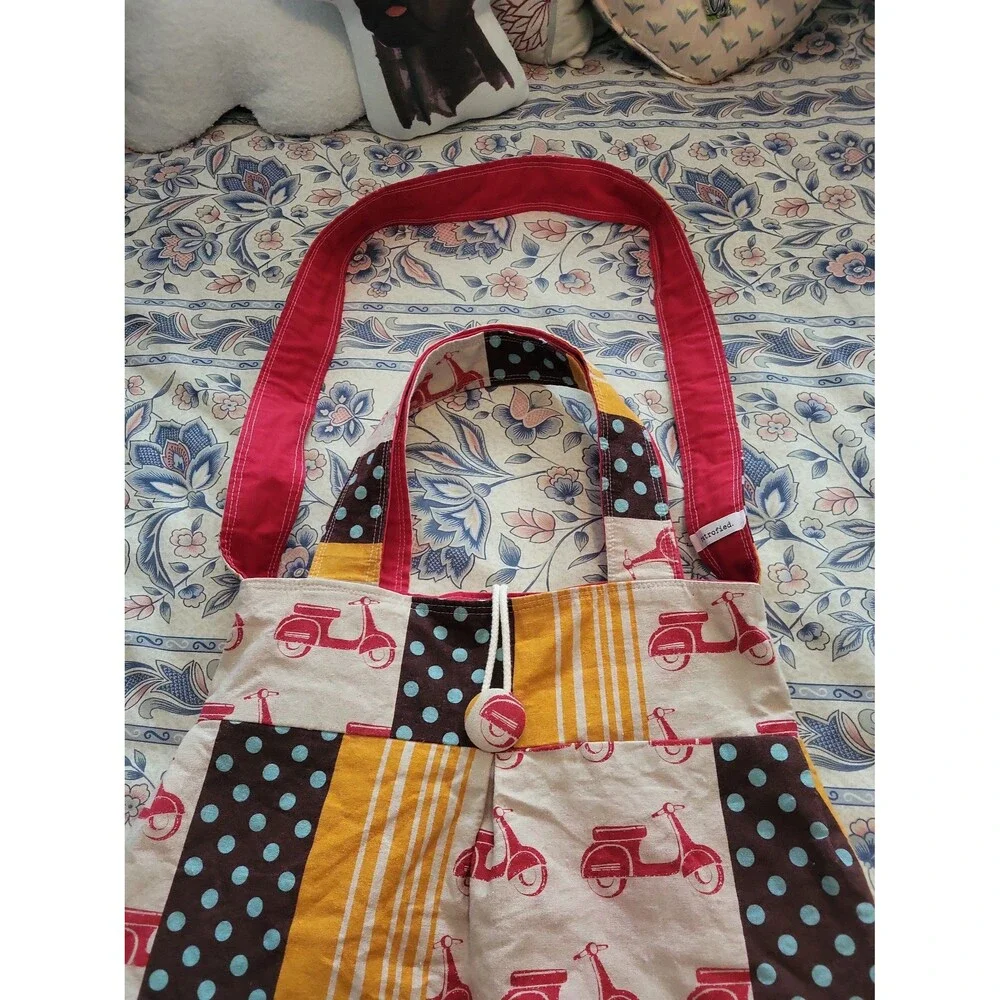 Rare Retrofied designer tote bag